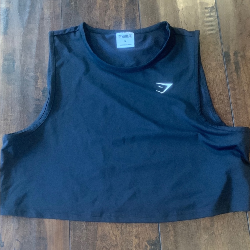 Gymshark Black Sleeveless Top